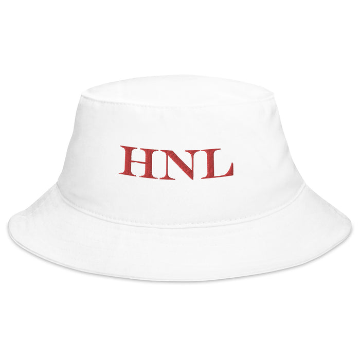 Kimo's Surf Hut's HNL Embroidered Bucket Hat
