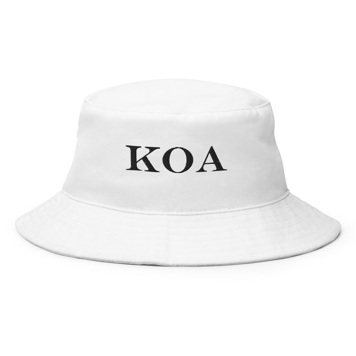 Kimo's Surf Hut's KOA Embroidered Bucket Hat