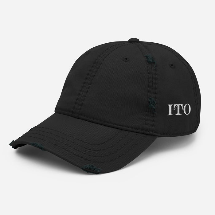 Kimo's Surf Hut Embroidered ITO Distressed Dad Hat
