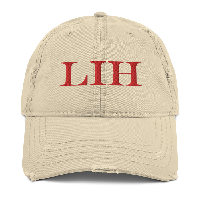 Kimo's Surf Hut Embroidered LIH Distressed Dad Hat