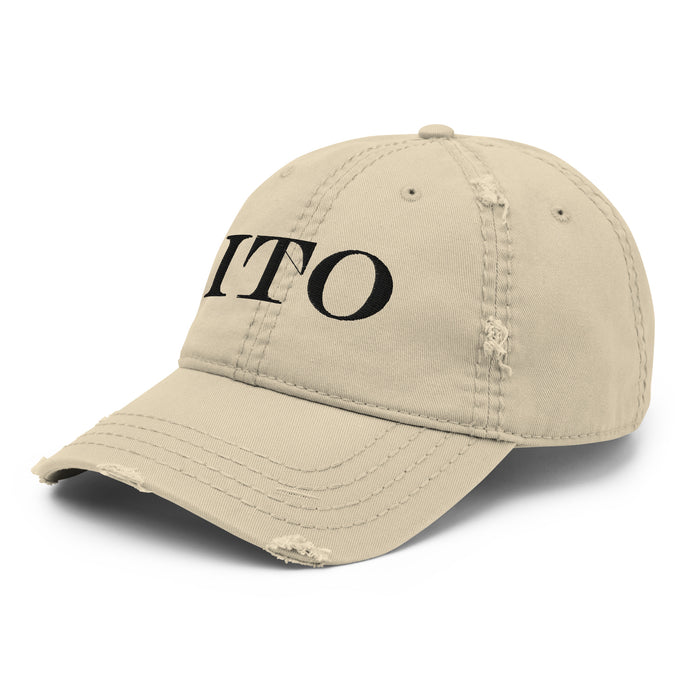 Kimo's Surf Hut Embroidered ITO Distressed Dad Hat
