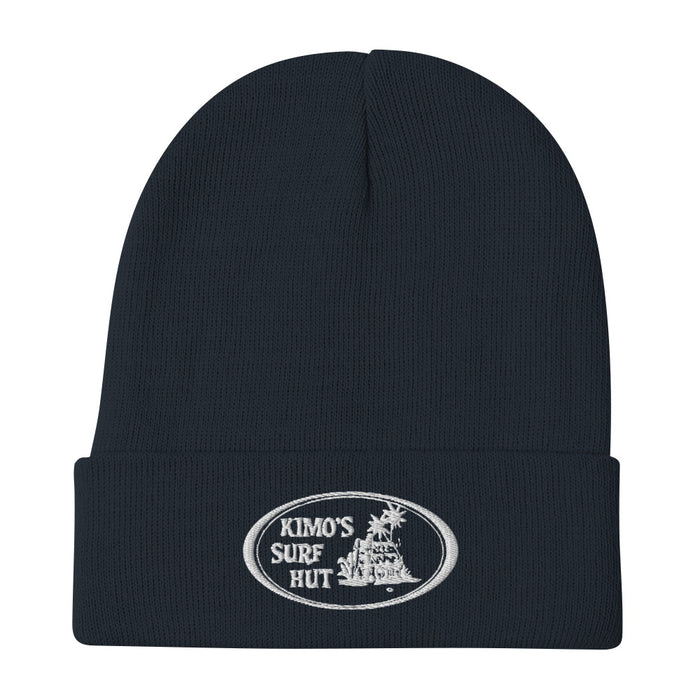 Kimo's Surf Hut’s Classic Clear Embroidered Logo Beanie