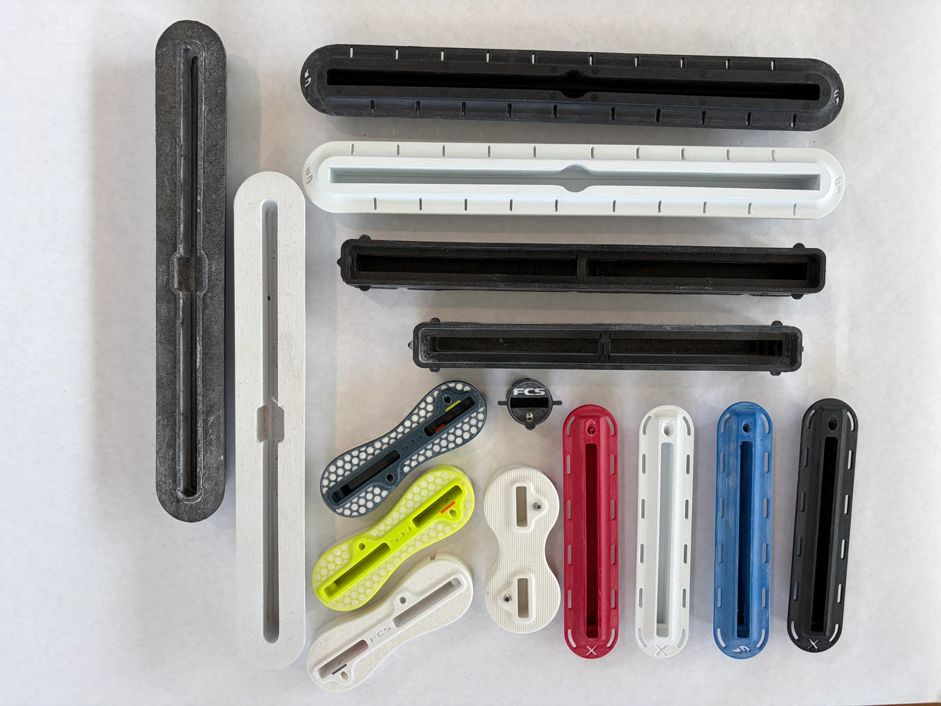 Fin Boxes available from Futures, FCS, FCSII, Bahne, Longboard and SUP with many color options