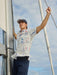 Reyn Spooner Pacific Cup 2026 Collared Short Sleeve Aloha Shirt sailing with a nautical look and feel