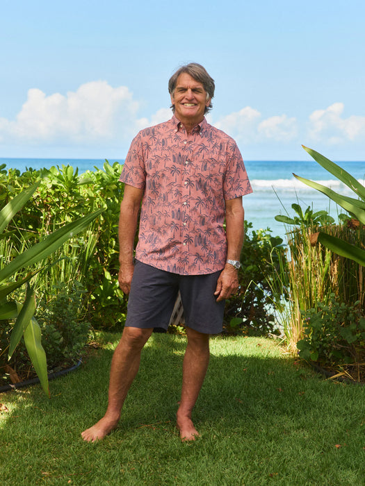 Reyn Spooner Surf Break Performance Fabric Aloha Shirt