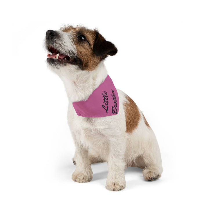 Little Brother Pet Bandana Collar - Pink Dog Collar Accessory