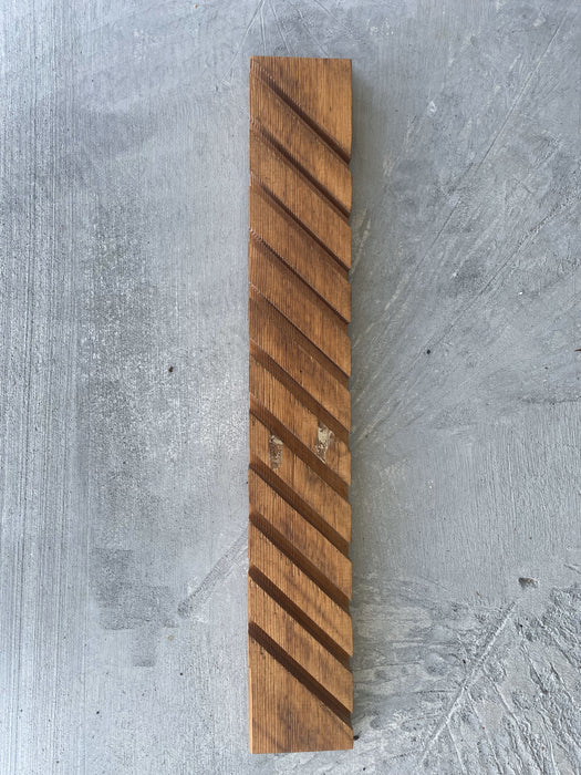 Surfboard Fin Display Rack - Wood