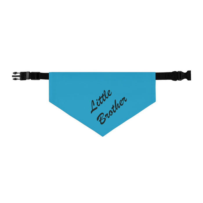 Little Brother Pet Bandana Collar - Blue Dog Collar Accessory