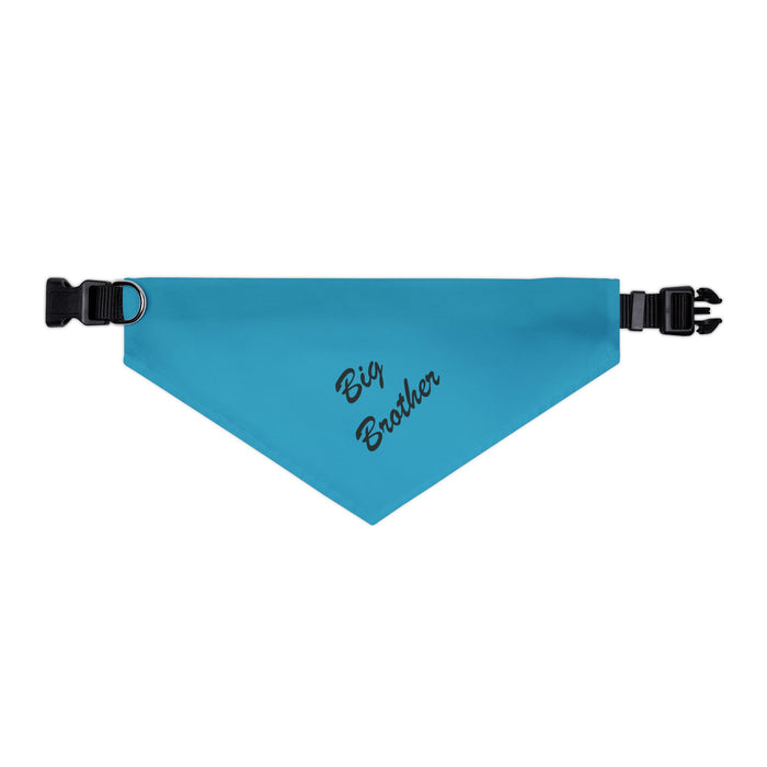Big Brother Pet Bandana Collar - Blue Dog Collar Accessory