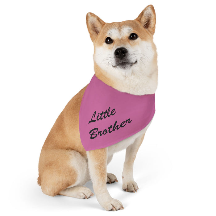 Little Brother Pet Bandana Collar - Pink Dog Collar Accessory