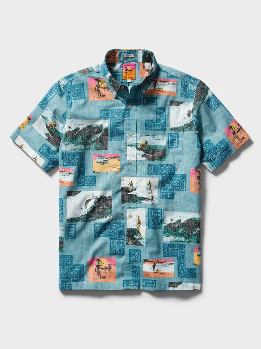 Reyn Spooner Endless Summer Commemorative Collared Aloha Shirt