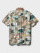 Reyn Spooner Endless Summer Classic Button Front Rock short sleeve collared aloha shirt back view