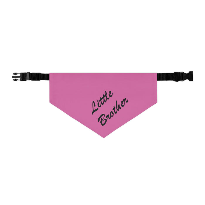 Little Brother Pet Bandana Collar - Pink Dog Collar Accessory