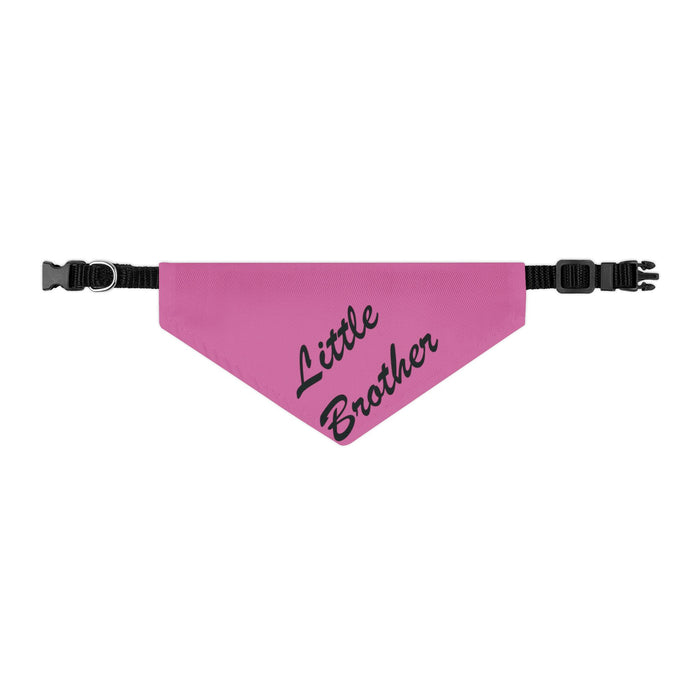 Little Brother Pet Bandana Collar - Pink Dog Collar Accessory