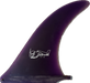used 9" True Ames Greenough 4A Purple translucent fiberglass Surfboard Fin