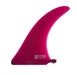 Fiberglass Alpha Flex pink tint surfboard fin is a wide base fin for drive and a narrow tip for quick releases. Terrific for fun boards and longboards in any size wave. Made in the USA.