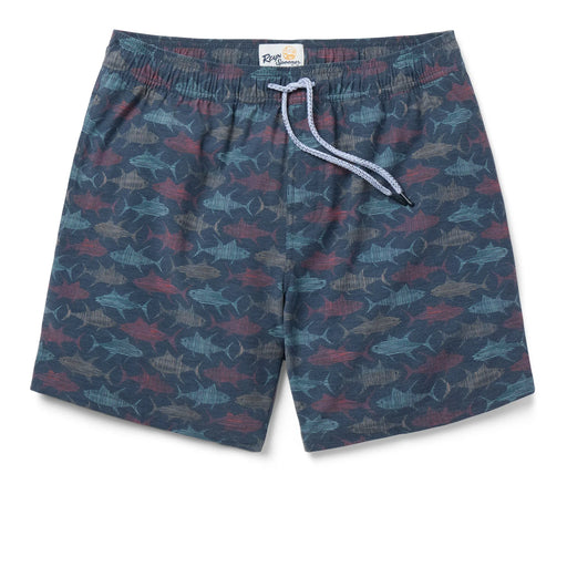 Black Ahi Eco Swim Shorts Stretch Polyester: 73% Polyester, 19% Cotton, 8% Spandex with an Elastic drawstring waist and UPF 30 UV resistant