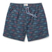 Black Ahi Eco Swim Shorts Stretch Polyester: 73% Polyester, 19% Cotton, 8% Spandex with an Elastic drawstring waist and UPF 30 UV resistant