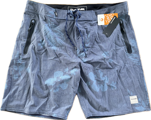 Dakine Sambawa Men's 20" Lawai Board Shorts featuring 4-way stretch with a comfort close fly and an interior stretch gusset front view.