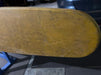 Near museum quality example Hawai'i made Vintage Tom Blake style surfboard 13 feet 0 inches bottom view of nose