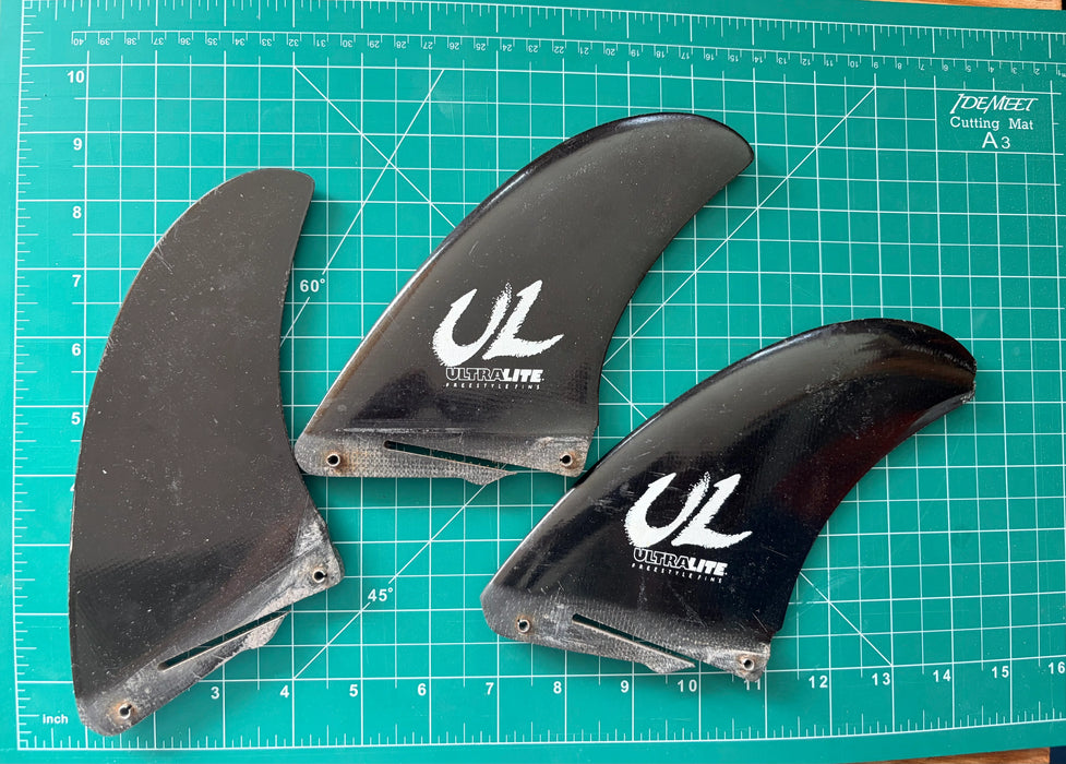 Vintage Fiberglass Free Style and Other Surfboard Fins
