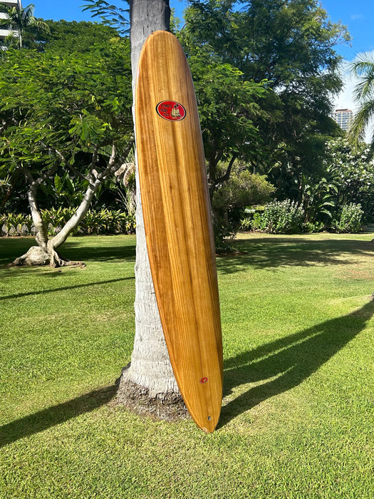 Hawaii made wood veneer fun sustainable heirloom +custom +wooden +surfboard +longboard +luxury +surf +gift