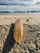 Hawaii made wood sustainable surfboard heirloom +custom +wooden +beach +longboard +luxury +surf +gift