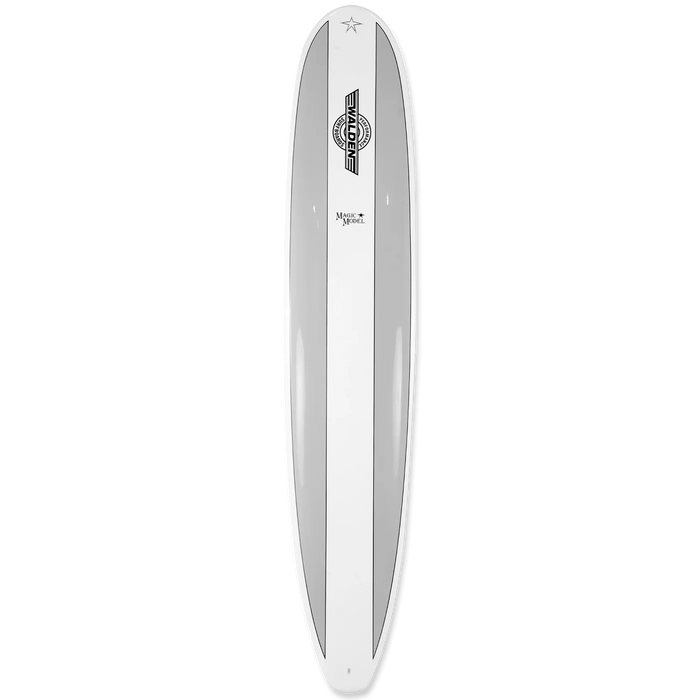 Walden grey and white MAGIC MODEL Tuflite Epoxy Surfboard 10'0" x 23.5" x 3.25" - 93L