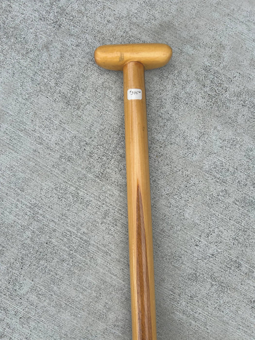 Stand Up Paddleboard Paddle Made in Hawai'i with white Koa cut to 74" could be cut down shorter for a fee