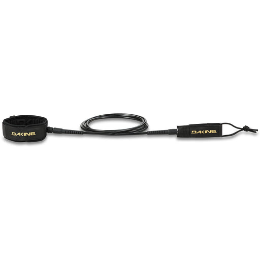 Dakine Calf cuff longboard or SUP leash in black and yellow 