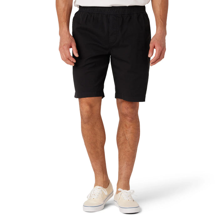 Reyn Spooner Cruiser 3.0 Black color Shorts Stretch Twill: 97% Cotton, 3% Spandex front view modeled