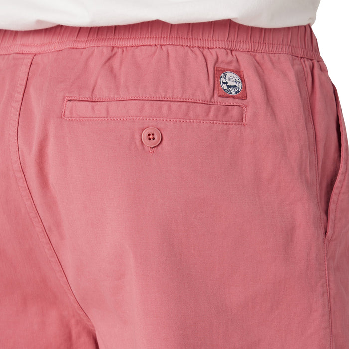 Reyn Spooner Cruiser 3.0 Nantucket Red color Shorts Stretch Twill: 97% Cotton, 3% Spandex zoom in on back right buttoned pocket.