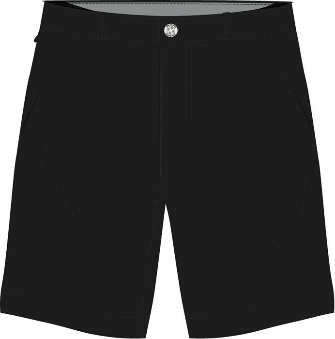 Black Aloha Men's Stretch Pants front view