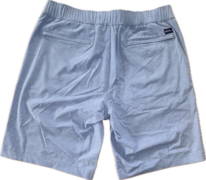 Lichen Blue Aloha Men's Stretch Pants back view