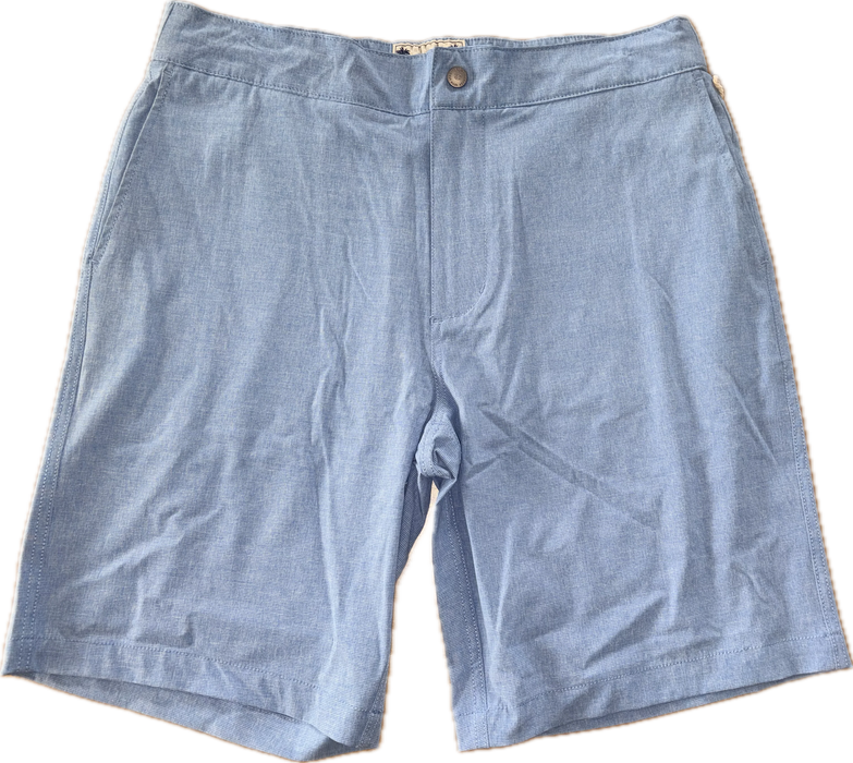 Lichen Blue Aloha Men's Stretch Pants front view
