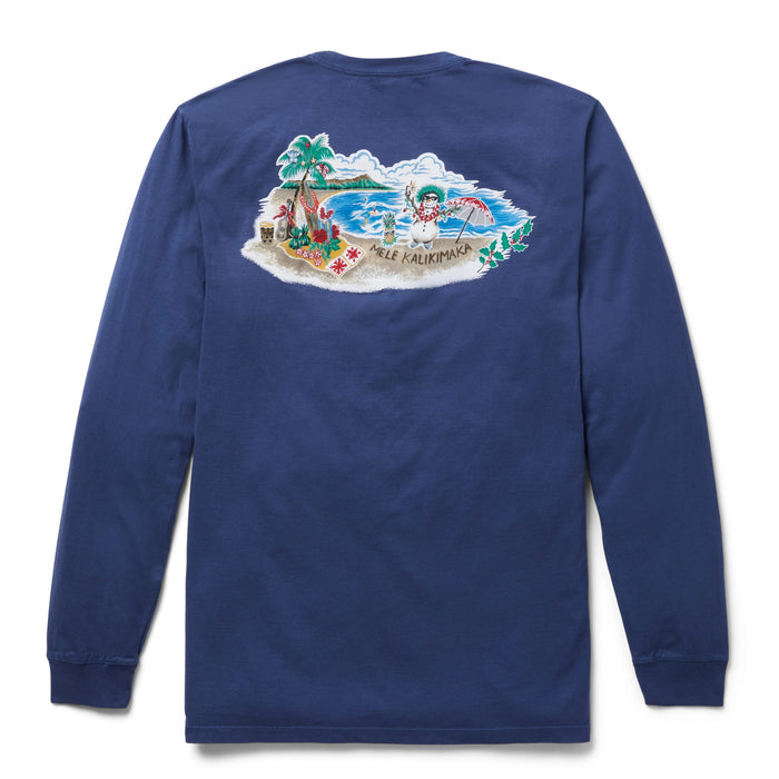 Reyn Spooner Waikiki Christmas Long Sleeve T-Shirt