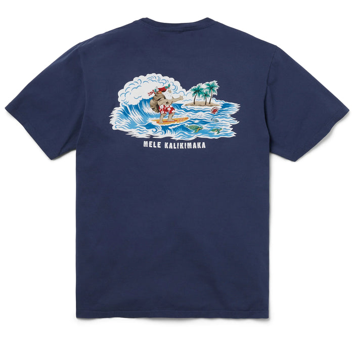 Reyn Spooner Surfing Santa Short Sleeve T-Shirt