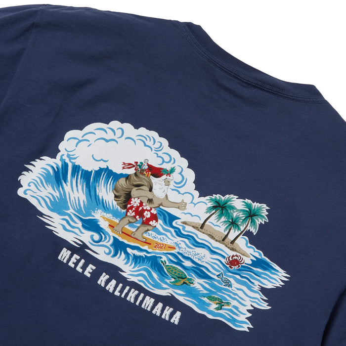 Reyn Spooner Surfing Santa Short Sleeve T-Shirt
