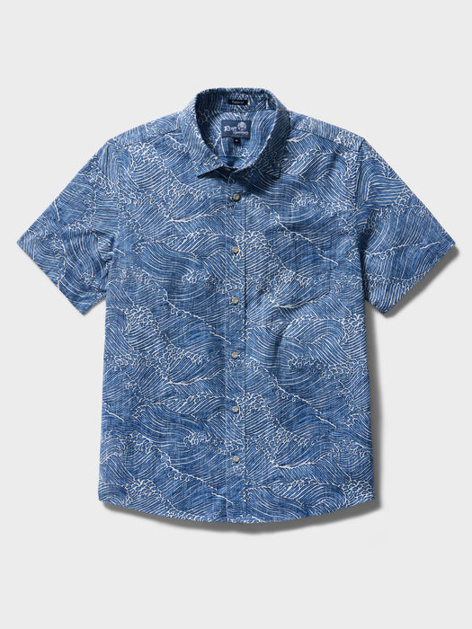 Reyn Spooner Molokai Channel Collared Shirt