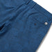 Reyn Spooner Archival South Pacific Tapa Navy Print Men's Shorts Back View Zoom In on button pocket.