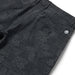 Reyn Spooner Archival South Pacific Tapa Black Print Men's Shorts Back View Zoom In on button pocket.