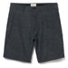 Reyn Spooner Archival Molokai Channel Black Print Men's Shorts Front View.