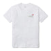 Reyn Spooner Santa Hula Graphic Short Sleeve Tee 100% Cotton Made in USA crewneck white front view