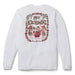 Reyn Spooner Santa Hula Graphic Long Sleeve Tee 100% Cotton Made in USA crewneck white front view