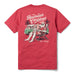 Red Reyn Spooner Santa In Hawai'i Graphic Tee 100% Organic Cotton crew neck Pre-shrunk Machine wash dry back view