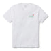White Reyn Spooner Santa In Hawai'i Graphic Tee 100% Organic Cotton crew neck Pre-shrunk Machine wash dry front view