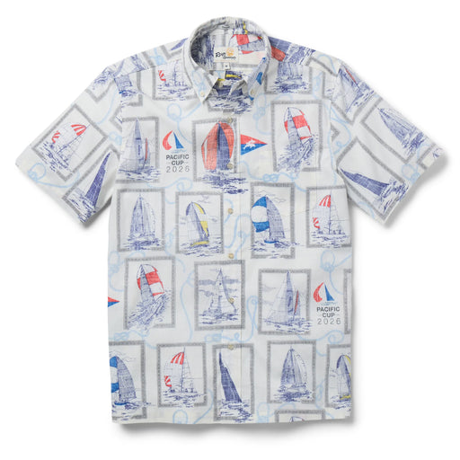 Reyn Spooner Pacific Cup 2026 Collared Short Sleeve Aloha Shirt Classic Button Front  M699712526