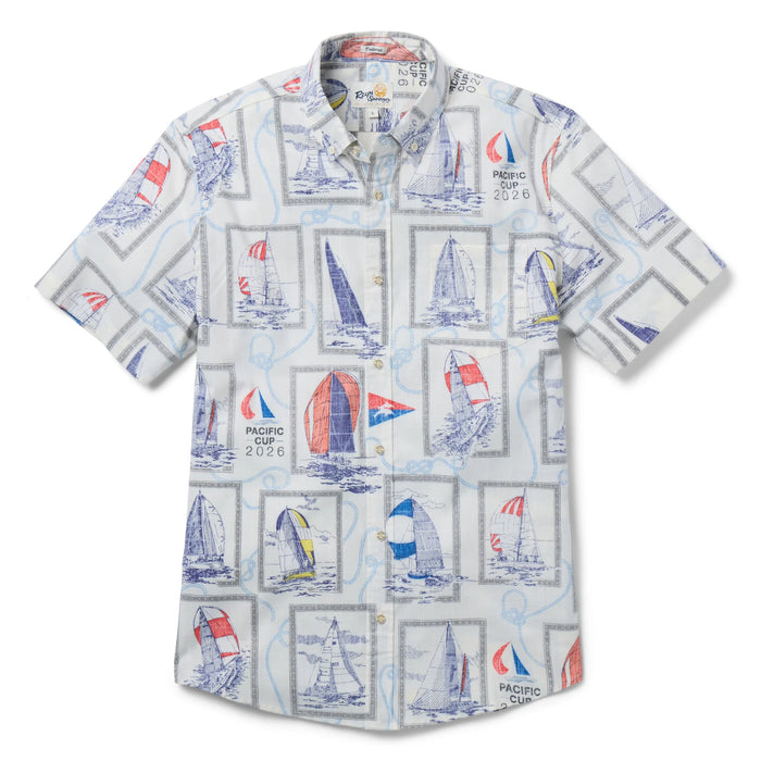 Reyn Spooner Pacific Cup 2026 Collared Short Sleeve Aloha Tailored Shirt 