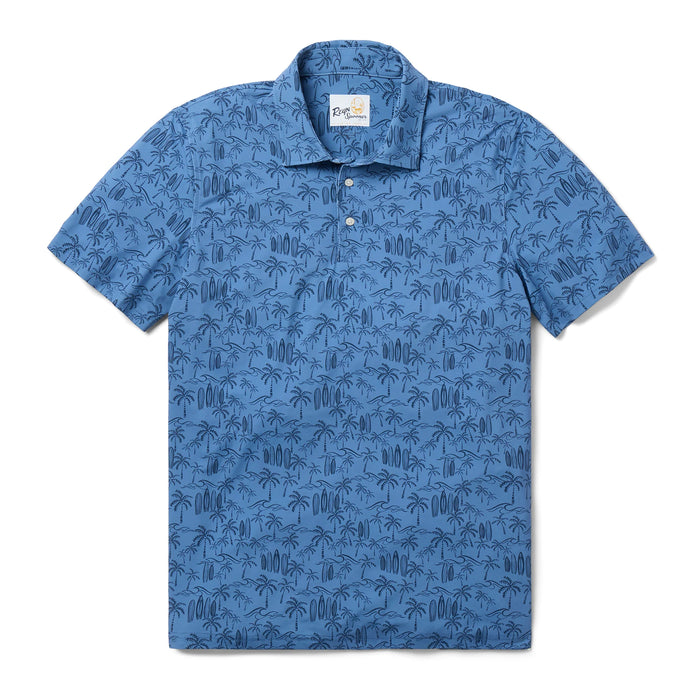 Reyn Spooner Surf Break Performance Fabric Aloha Shirt