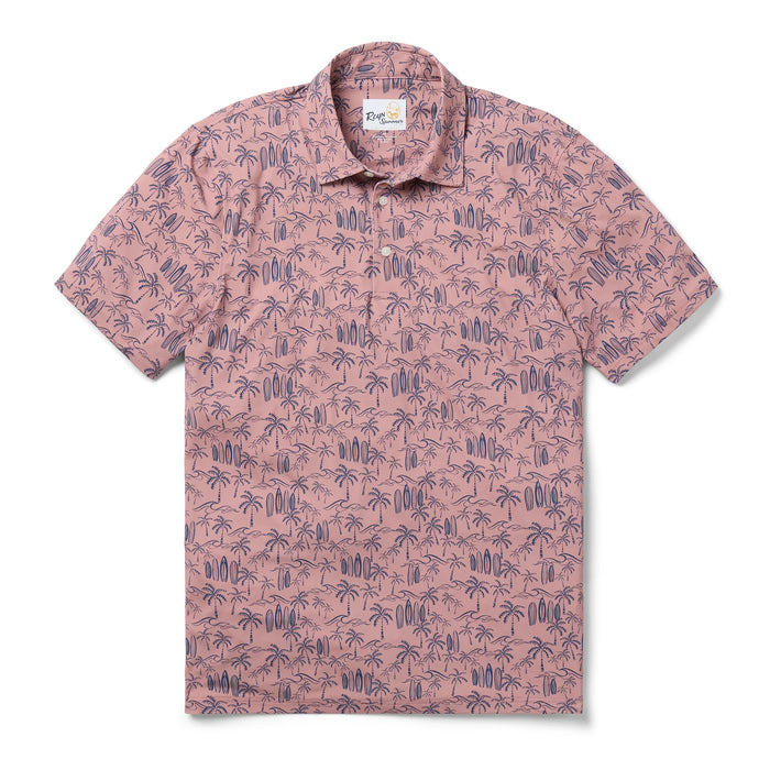 Reyn Spooner Surf Break Performance Fabric Aloha Shirt